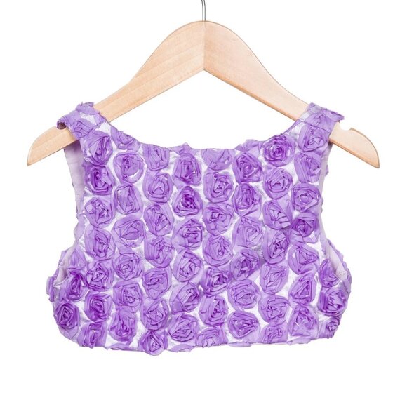 Monnalisa Girls' Cropped Floral Vest w/ Tags Size: 2Y - Picture 2 of 2